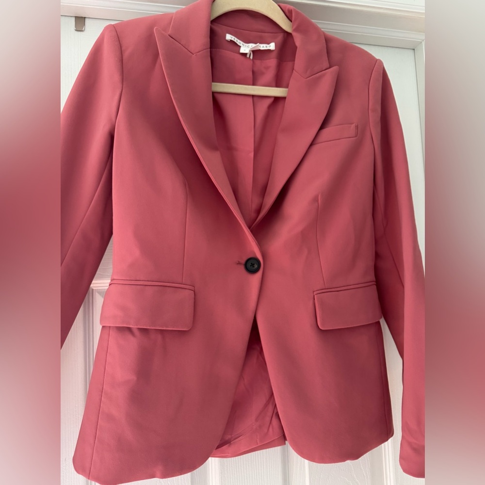 Veronica Beard Pink Blazer with Notched Lapels